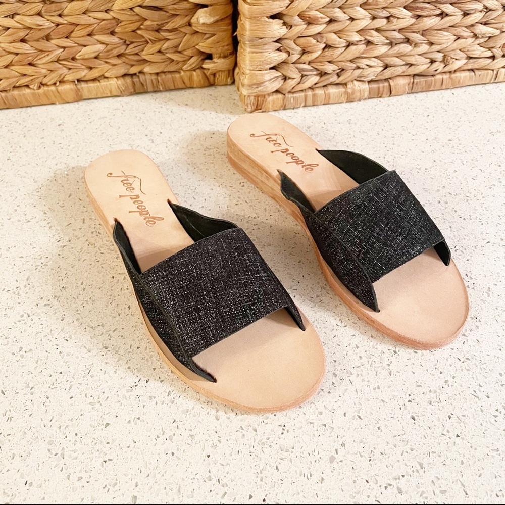 NEW! FREE PEOPLE Daybird Mini Wedge Sandals 38